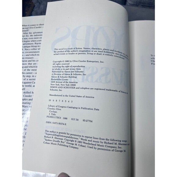 Clive Cussler Mixed Books Lot of 6 HB DJ Oregon Files Dirk Pitt - Picture 11 of 15